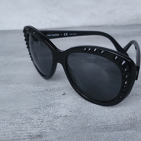 Tory Burch Rhinestone Cat Eye Sunglasses TY7057- B main image 7